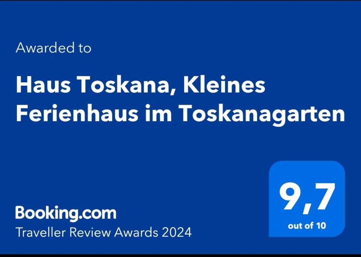 Haus Toskana, Kleines Ferienhaus Im Toskanagarten Bad Sulza Exterior photo